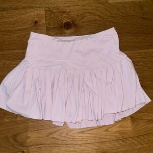 Dusty pink gold hinge skirt